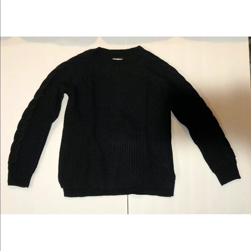 Kohl's So Juniors Crewneck Pullover Sweater Black